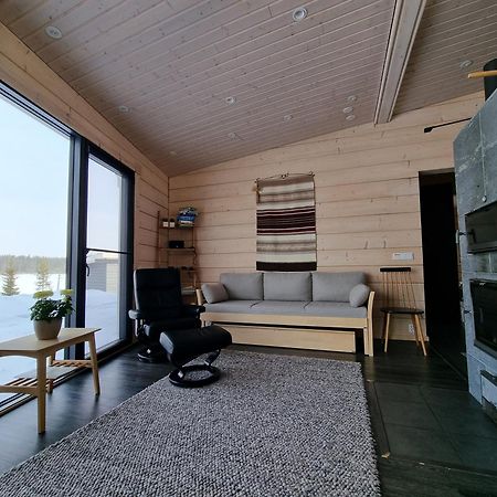 Huvila Eraemaajaerven Rannalla Taivalkoskella Jokijärvi Exterior foto