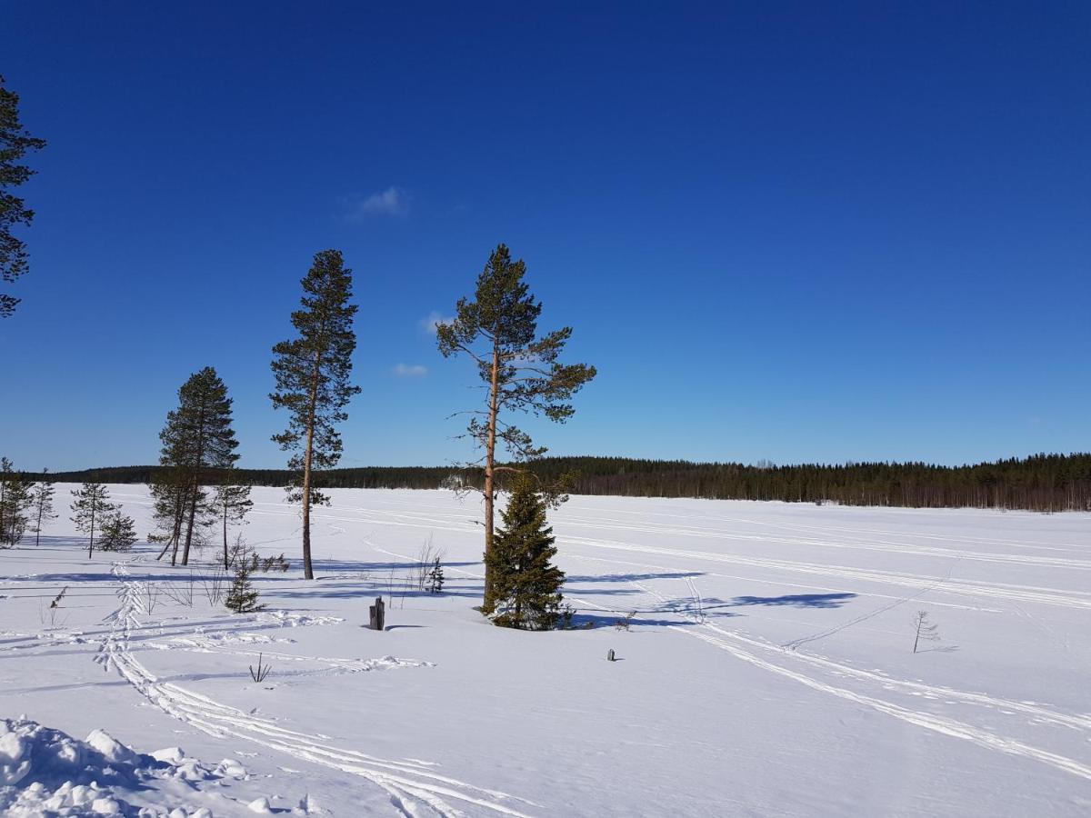 Huvila Eraemaajaerven Rannalla Taivalkoskella Jokijärvi Exterior foto