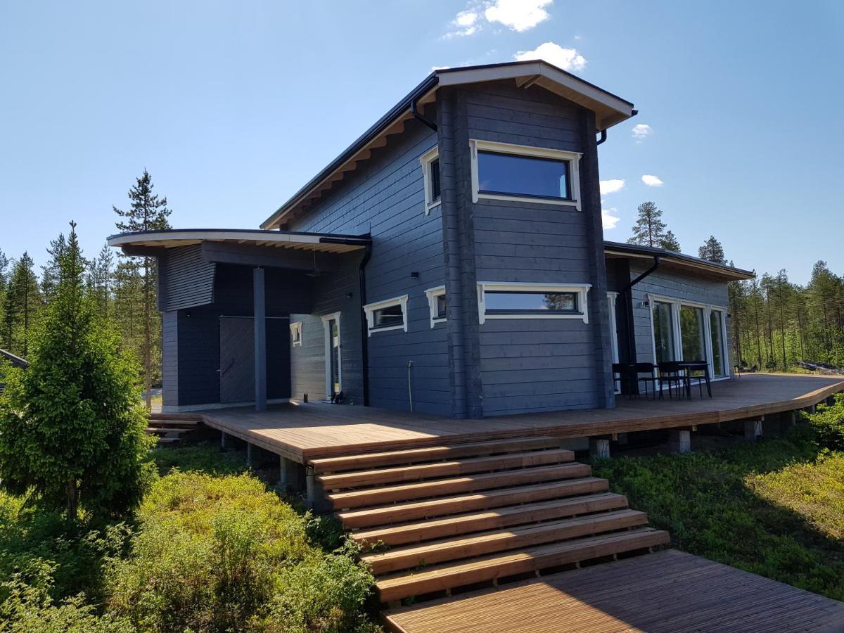 Huvila Eraemaajaerven Rannalla Taivalkoskella Jokijärvi Exterior foto