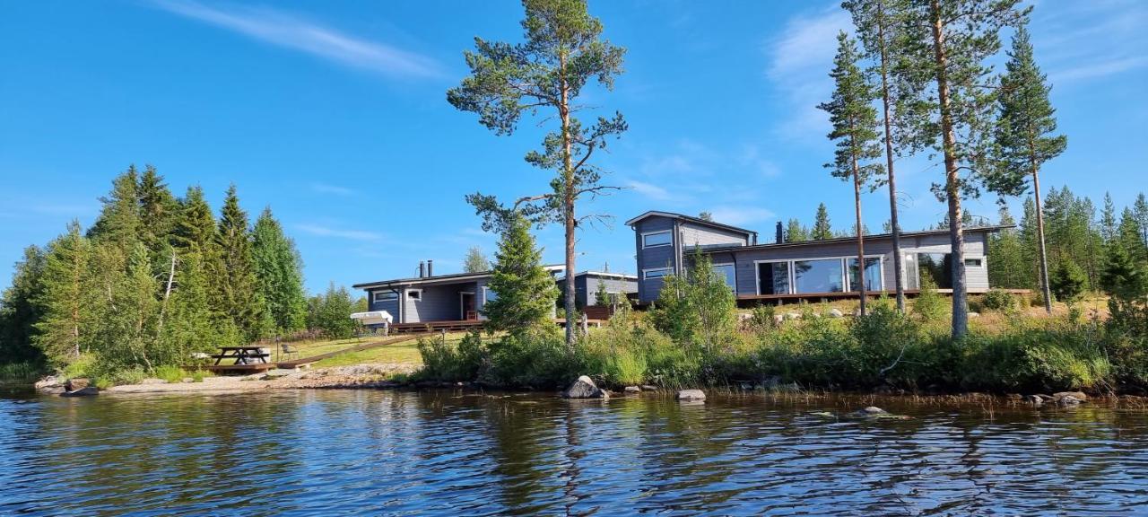 Huvila Eraemaajaerven Rannalla Taivalkoskella Jokijärvi Exterior foto