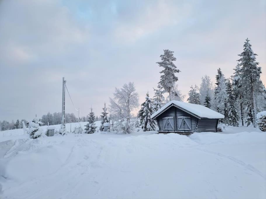Huvila Eraemaajaerven Rannalla Taivalkoskella Jokijärvi Exterior foto