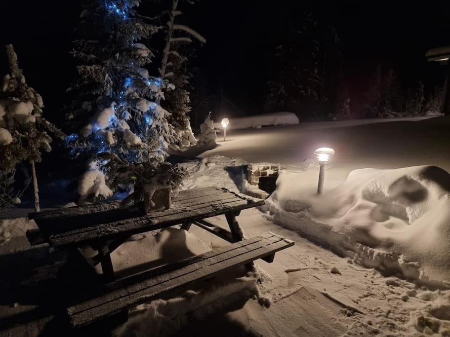 Huvila Eraemaajaerven Rannalla Taivalkoskella Jokijärvi Exterior foto