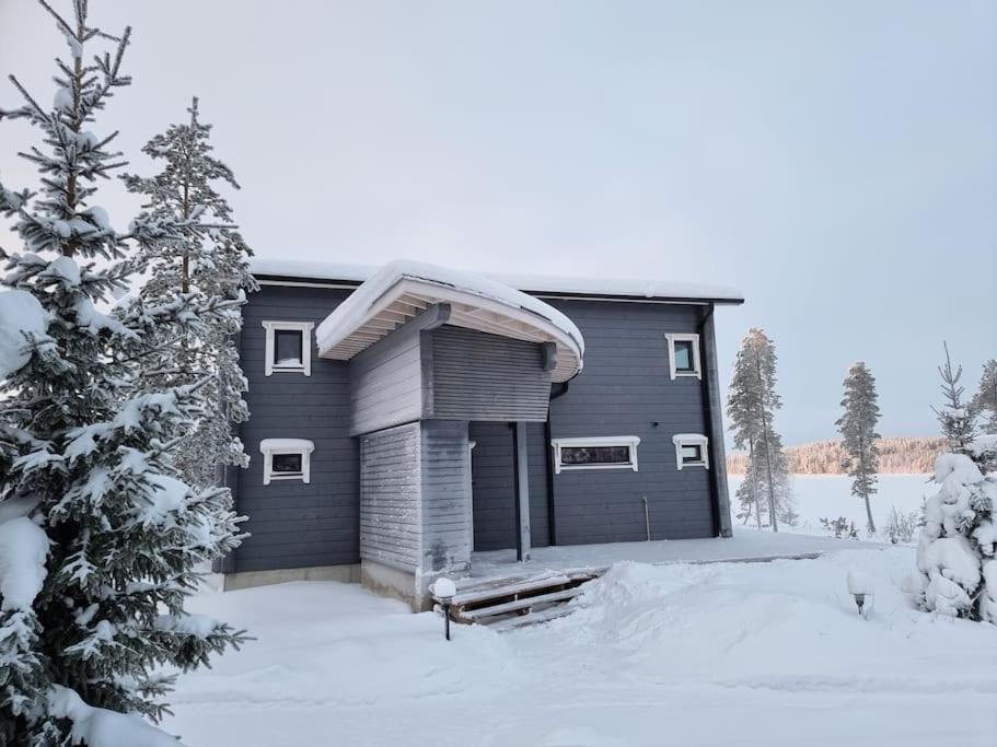 Huvila Eraemaajaerven Rannalla Taivalkoskella Jokijärvi Exterior foto