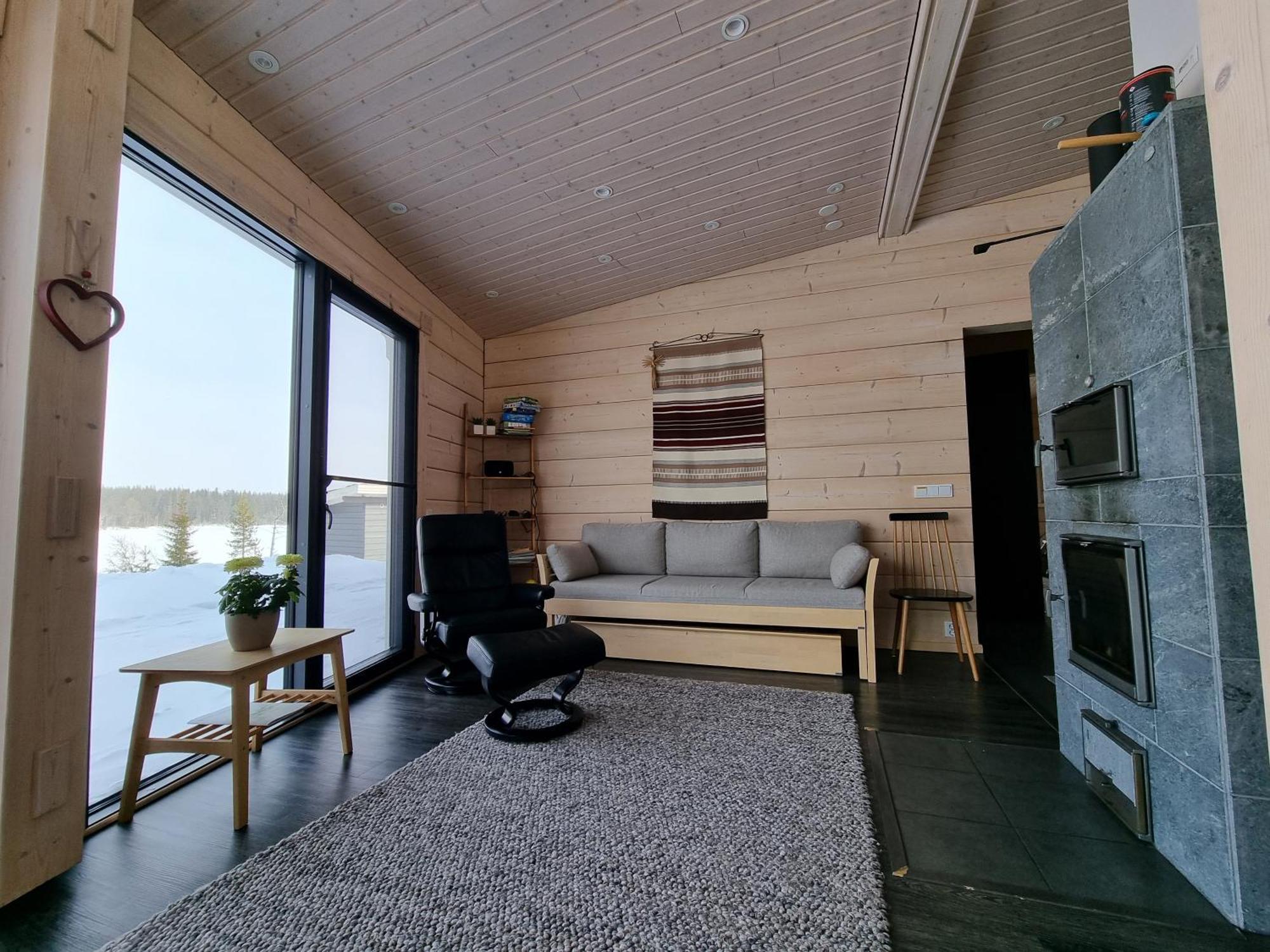 Huvila Eraemaajaerven Rannalla Taivalkoskella Jokijärvi Exterior foto