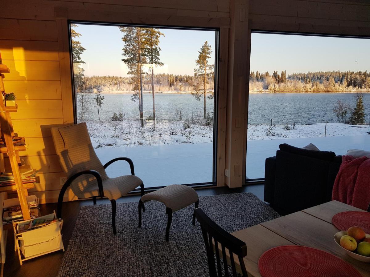 Huvila Eraemaajaerven Rannalla Taivalkoskella Jokijärvi Exterior foto