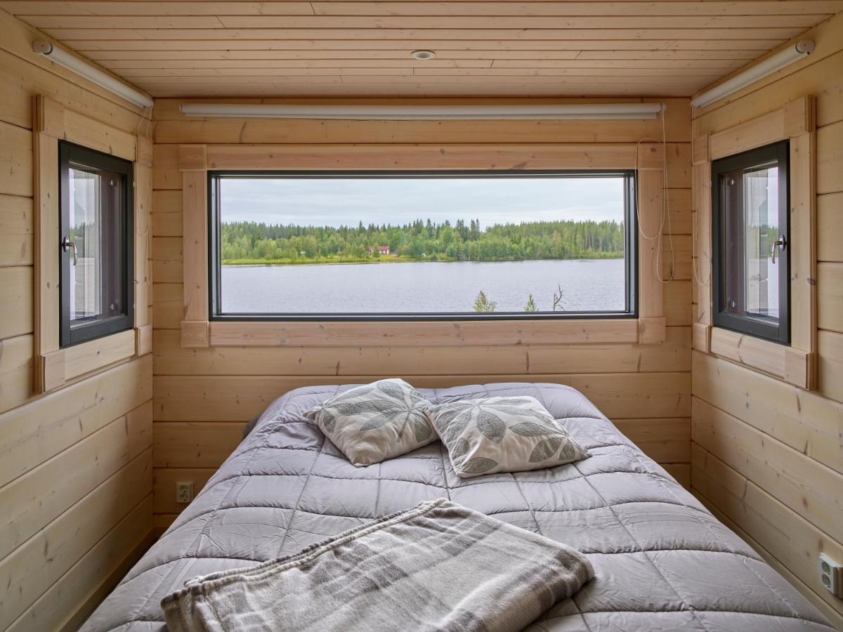 Huvila Eraemaajaerven Rannalla Taivalkoskella Jokijärvi Exterior foto
