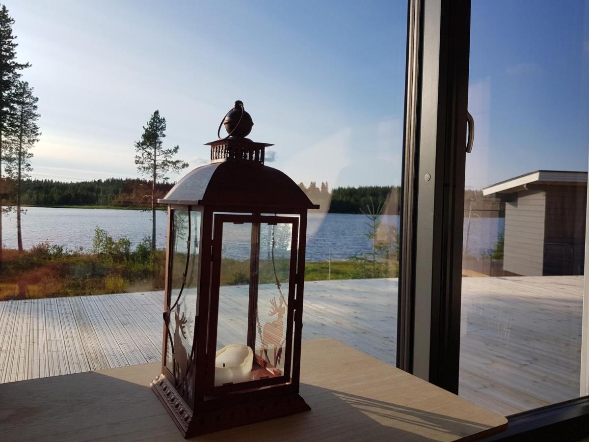 Huvila Eraemaajaerven Rannalla Taivalkoskella Jokijärvi Exterior foto