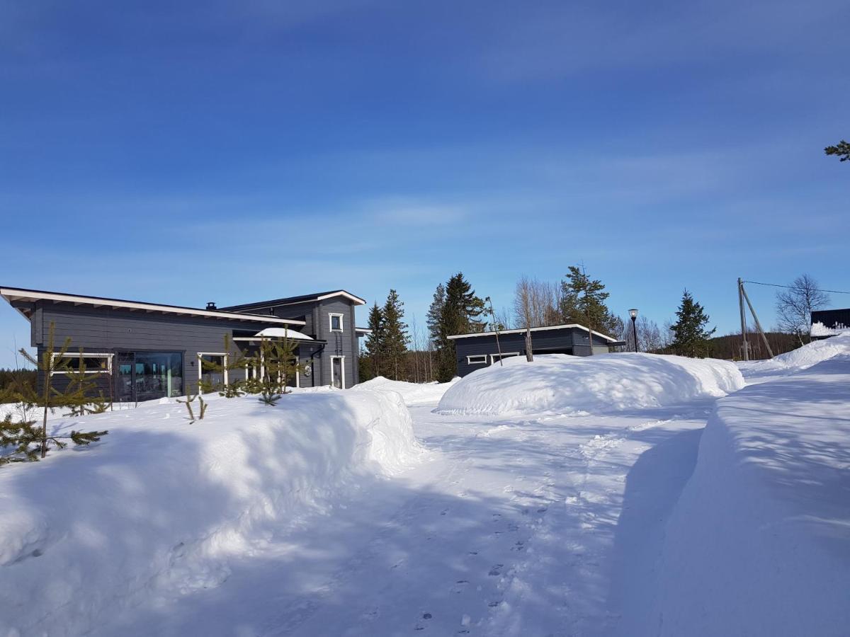 Huvila Eraemaajaerven Rannalla Taivalkoskella Jokijärvi Exterior foto